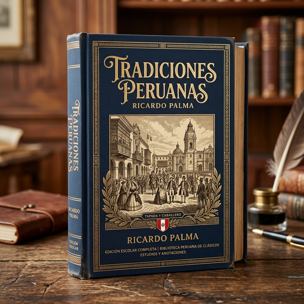 Portada de Tradiciones Peruanas y Cuentos del Perú